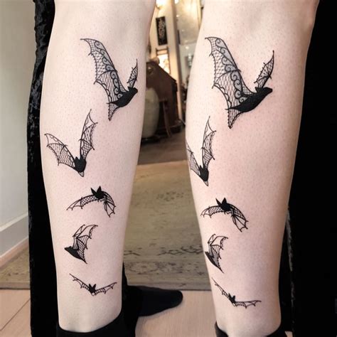 bat and flowers tattoo|bat diamond tattoos.